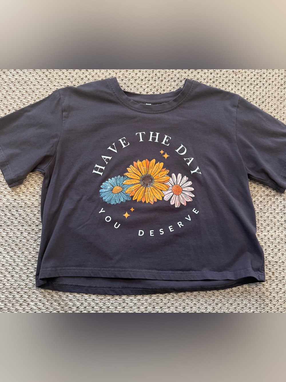 Have The Day Floral Graphic Tee